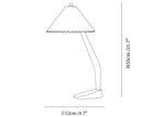 Driftwood Tilt Table Lamp