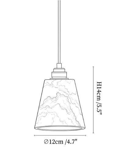 Droplet Alabaster Pendant Lamp