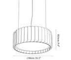 Drum Acoustic Pendant Lamp