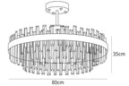 Drum Glass Chandelier