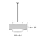 Drum Shade Pendant Light