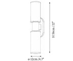 Dualis Alabaster Wall Sconce