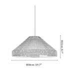 Dune Rope Cone Pendant Lamp
