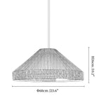 Dune Rope Cone Pendant Lamp