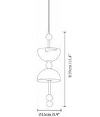 Duo Alabaster Pendant Lamp
