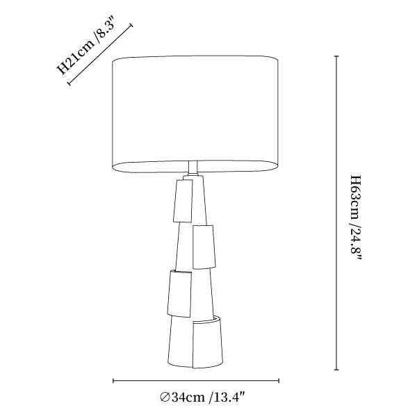 Duomo Marble Table Lamp