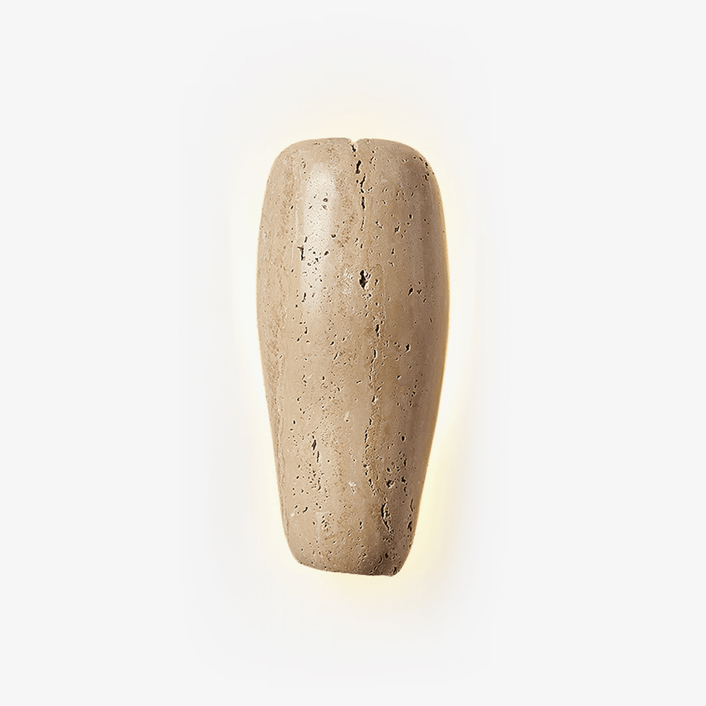 Earthy Stone Wall Sconce