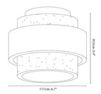 Ebony Ceiling Light