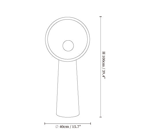 Echo Sculptural Floor Lamp