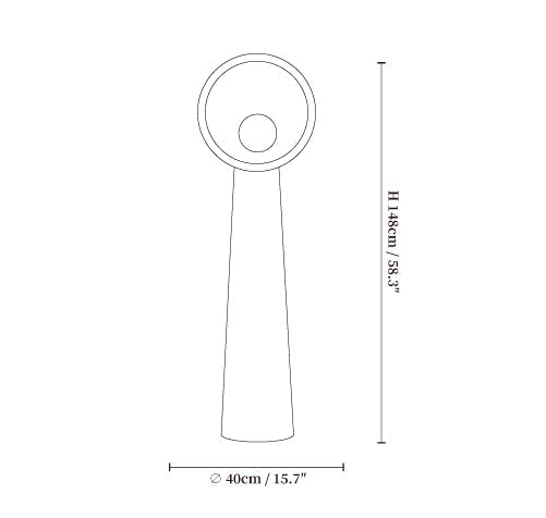 Echo Sculptural Floor Lamp