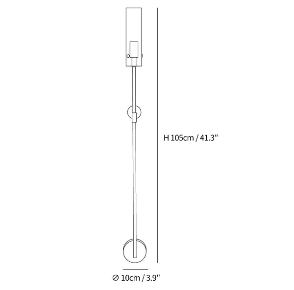 Eclat Vertical Wall Lamp