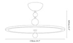 Disc & Bead Ceiling Light