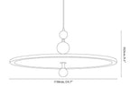 Disc & Bead Pendant Light