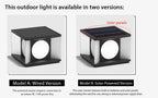 Eclipse Cube Outdoor Post Light