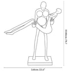 Moonlit Embrace Sculpture Lamp