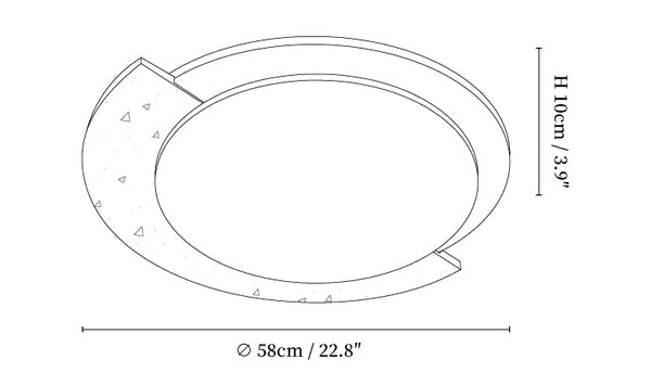 Eclipse Halo Ceiling Lamp