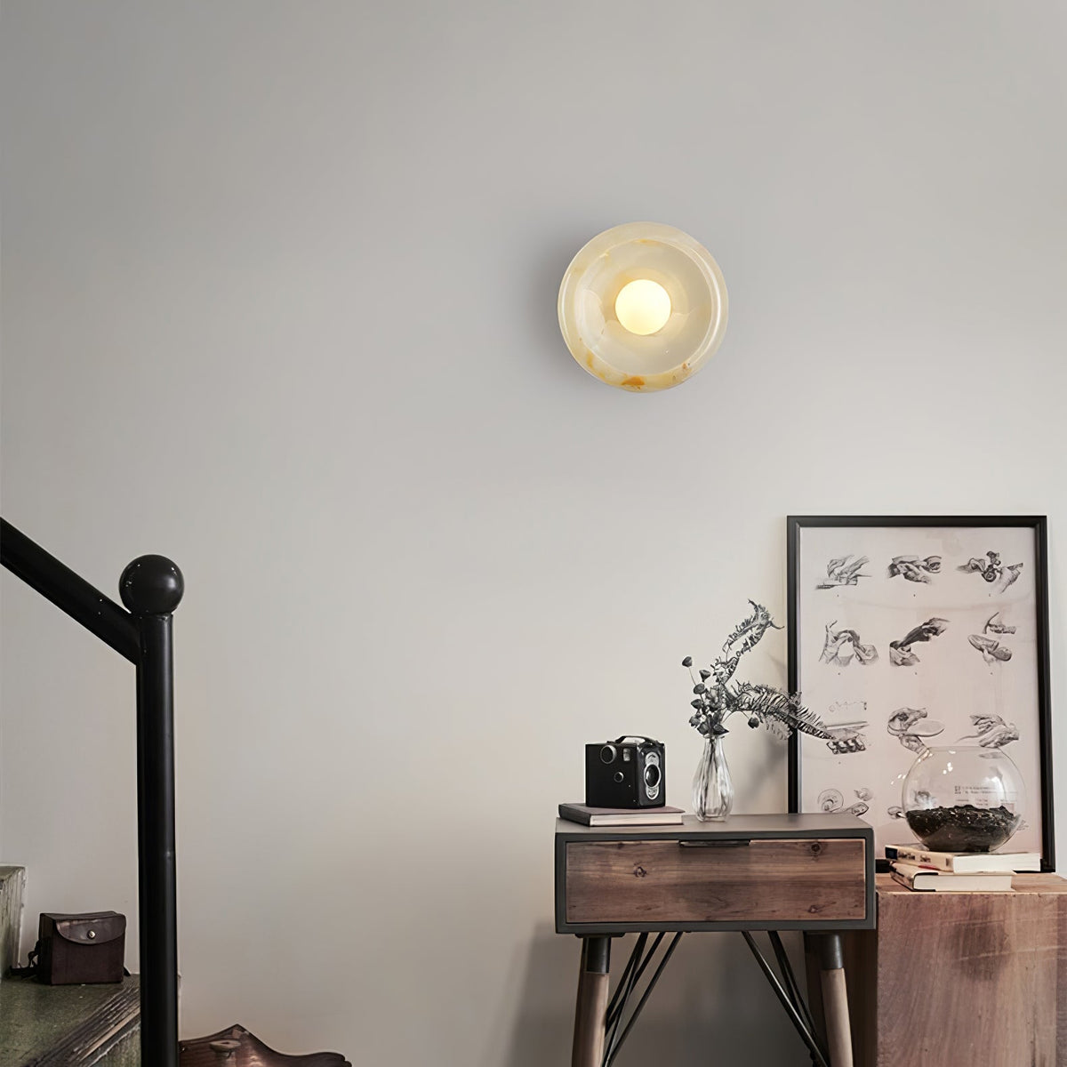 Eclipse Jade Wall Sconce