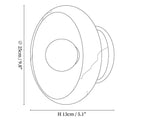 Eclipse Jade Alabaster Wall Sconce