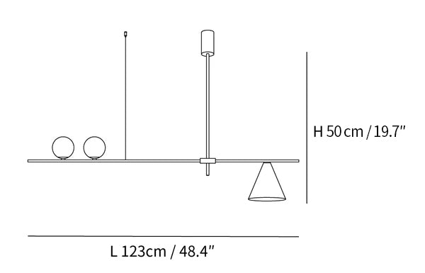 Eclipse Linear Suspension Light