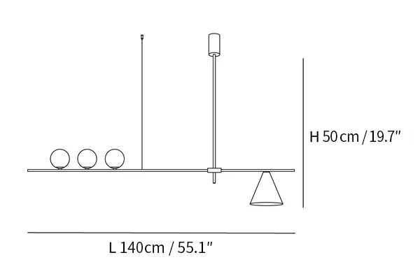 Eclipse Linear Suspension Light