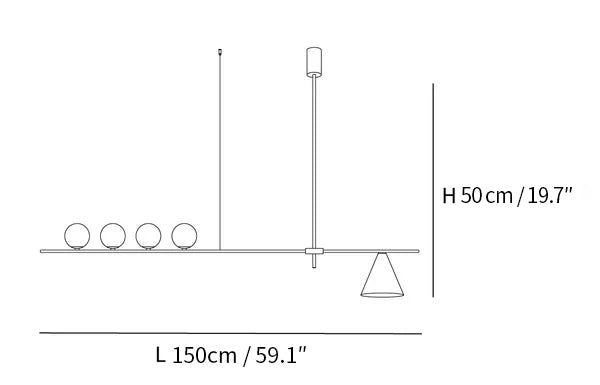 Eclipse Linear Suspension Light