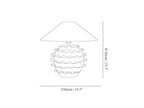 Eclipse Ruffle Table Lamp