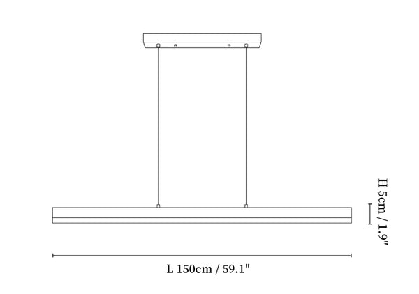 Ecliptic Beam Pendant Lamp