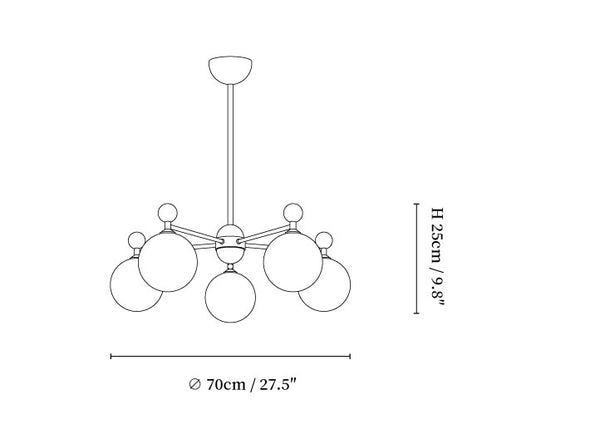 Ecliptica Chandelier