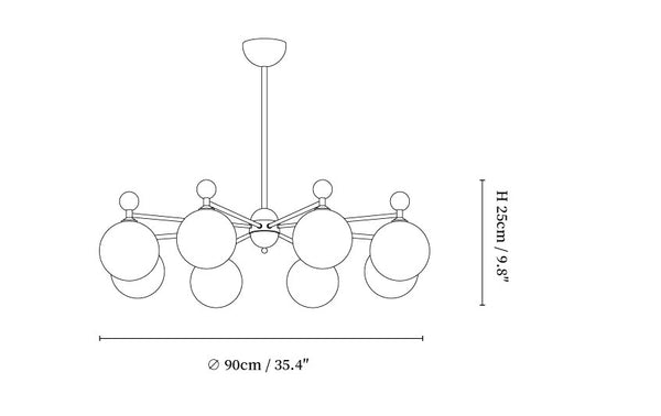 Ecliptica Chandelier