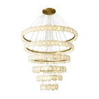 Ecliptica Spiral Alabaster Chandelier