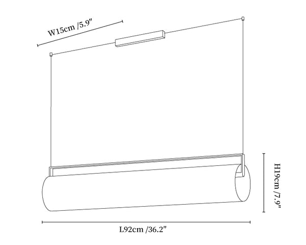 Edge Linear Pendant Light