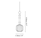 Edison Wood Pendant Light