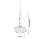 Edison Wood Pendant Light
