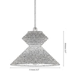 Eira Travertine Pendant Light