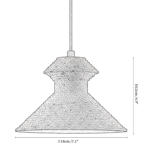 Eira Travertine Pendant Light