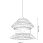 Eira Travertine Pendant Light
