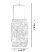 Elara Agate Candle Holder
