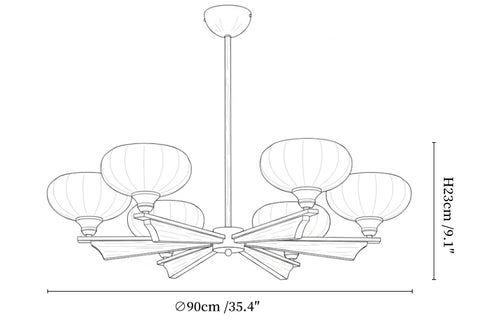 Elara Bloom Chandelier