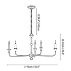 Elara Candle Chandelier