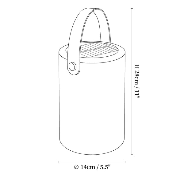 Elara Portable Lantern Table Lamp