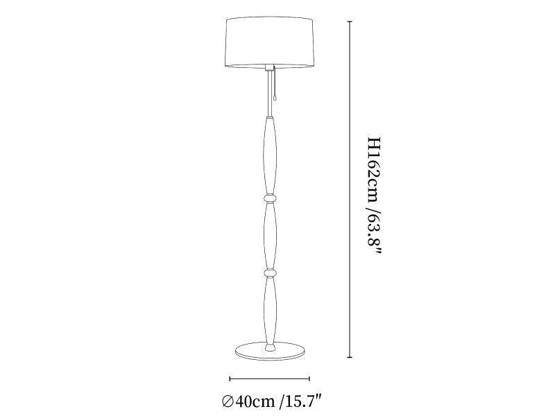 Elara Sculpted Floor Lamp