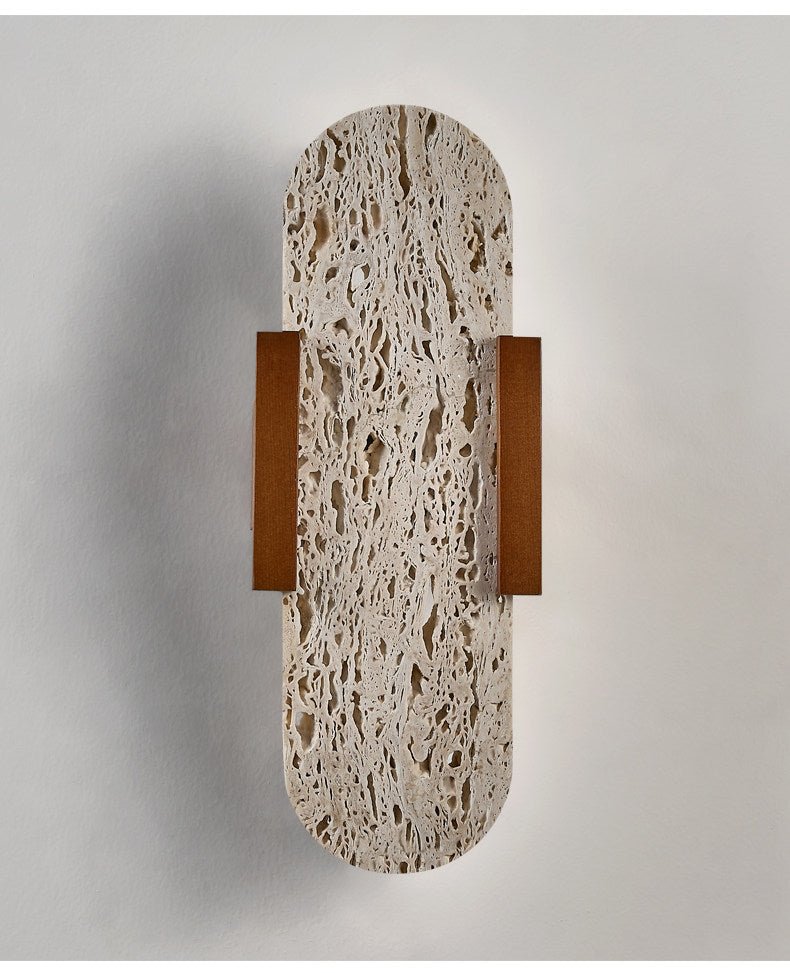 Elara Travertine Wall Light