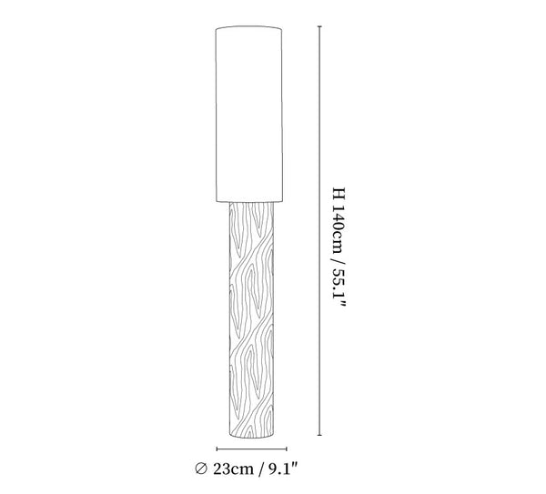 Elara Wood Floor Lamp
