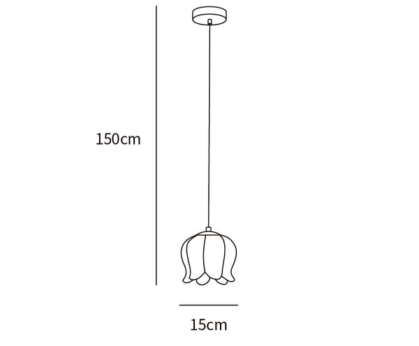 Elegant Floral Pendant Light