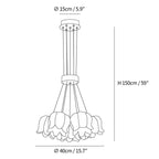 Elegant Floral Pendant Light