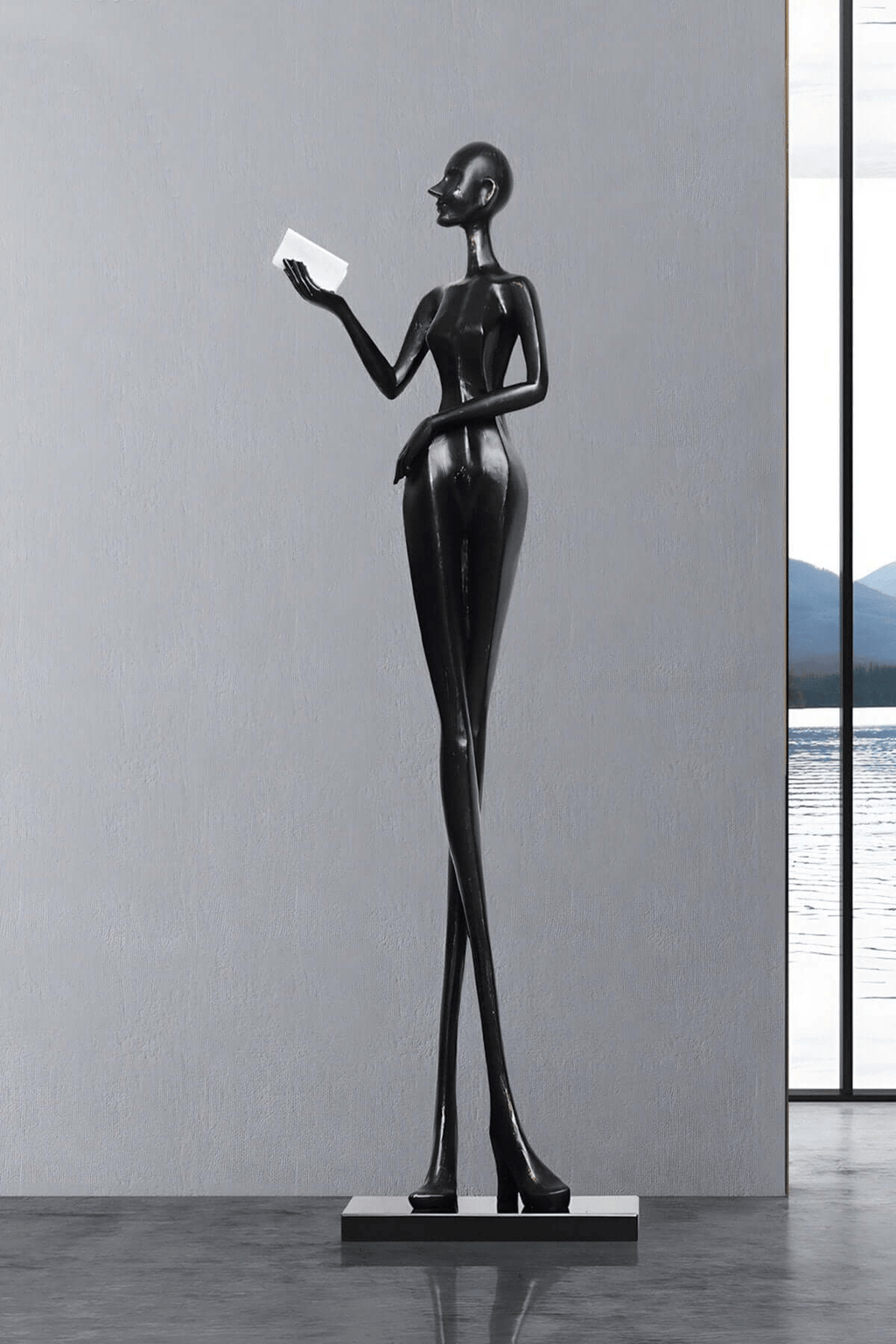 Elegant Lady Sculpture Ornaments