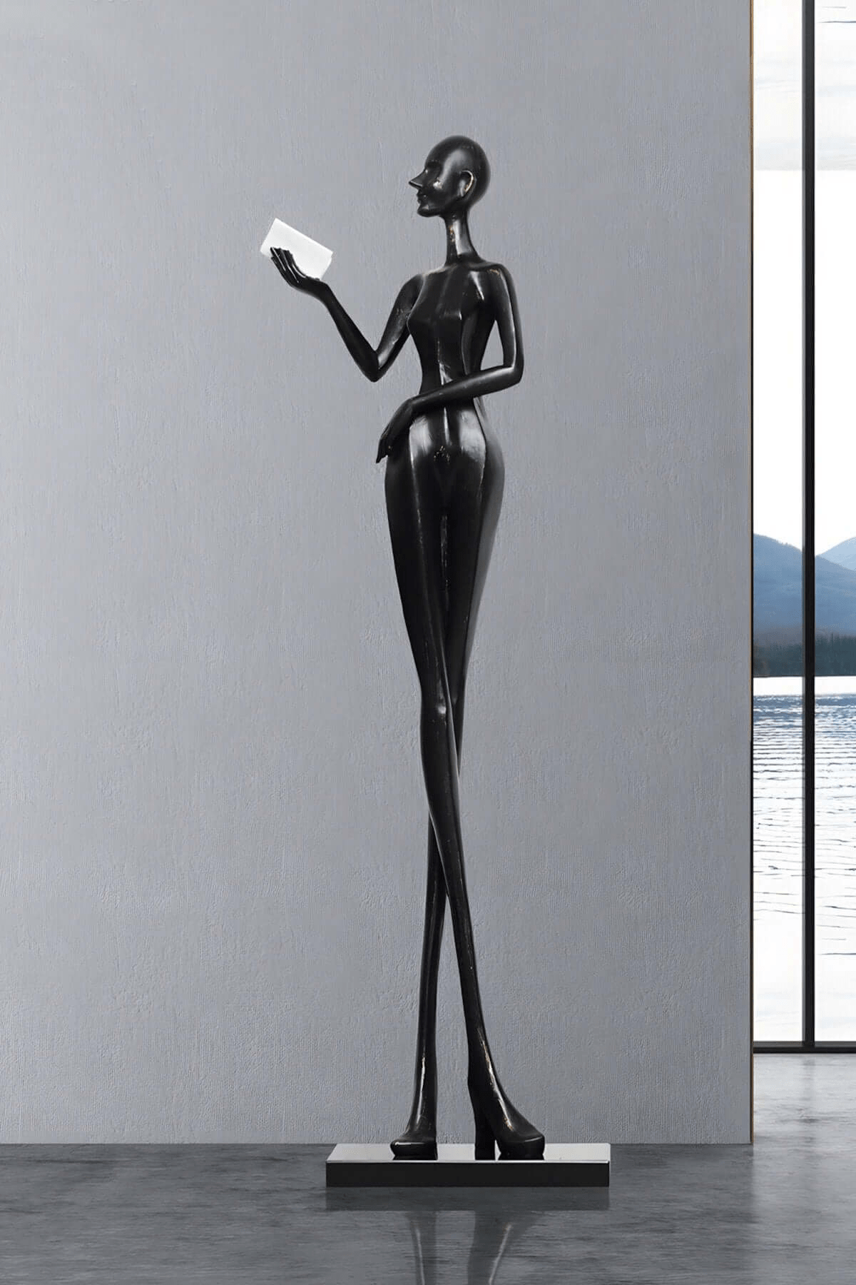 Elegant Lady Sculpture Ornaments