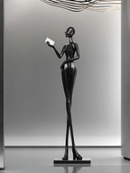 Elegant Lady Sculpture Ornaments