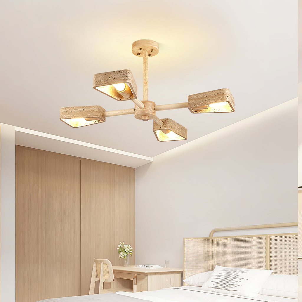 Elementa Travertone Chandelier