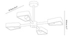 Elementa Travertine Chandelier